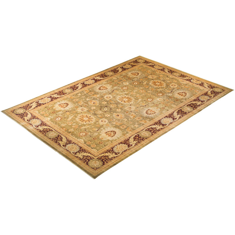 Classic One-of-a-Kind 12' 2" X 17' 9" Hand Knotted Area Rug