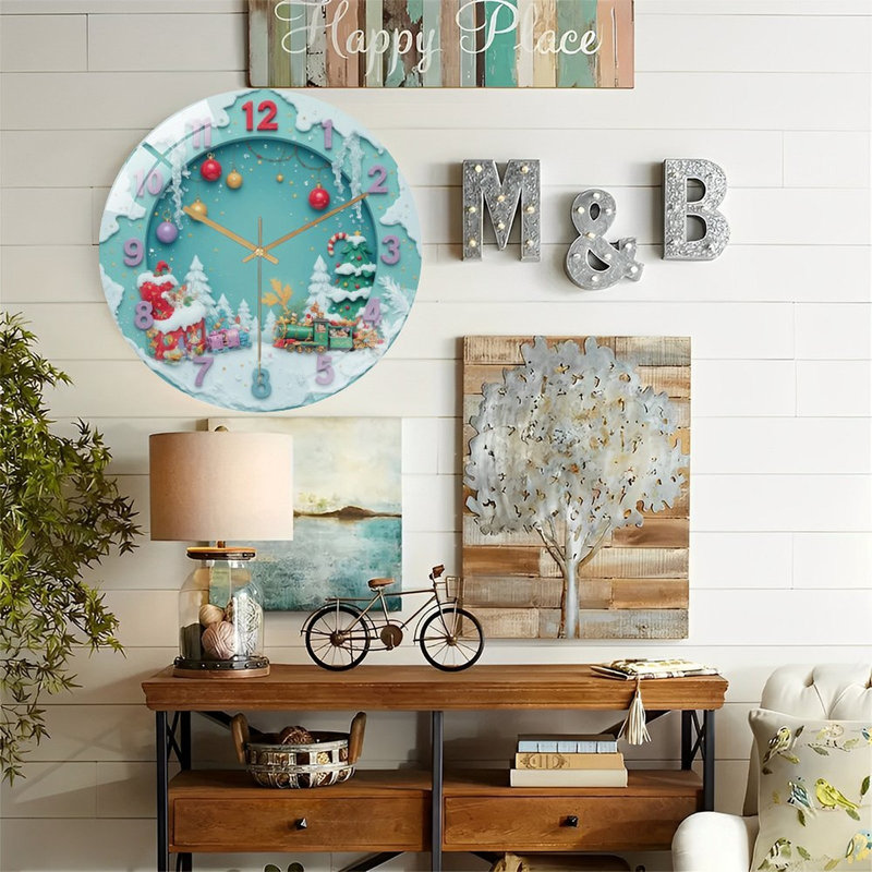 Horloge murale 12 po