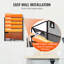 Steel Wall Organizer with Wall Baskets