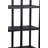 Tarragona Solid Mango Wood Bookcase, Black