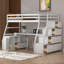 Lit mezzanine avec rangement et escalier Heiki-124128122-69125969