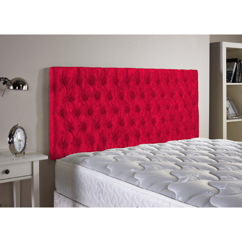 Shaw Upholstered Headboard, Red, Super King (6')