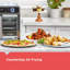 DECKER Black + Black 12 + 1 Air Fryer Toaster Oven Compartment