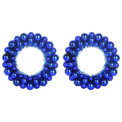 vidaXL Christmas Ball Wreathes 33 x 33 x 7 cm Polystyrene
