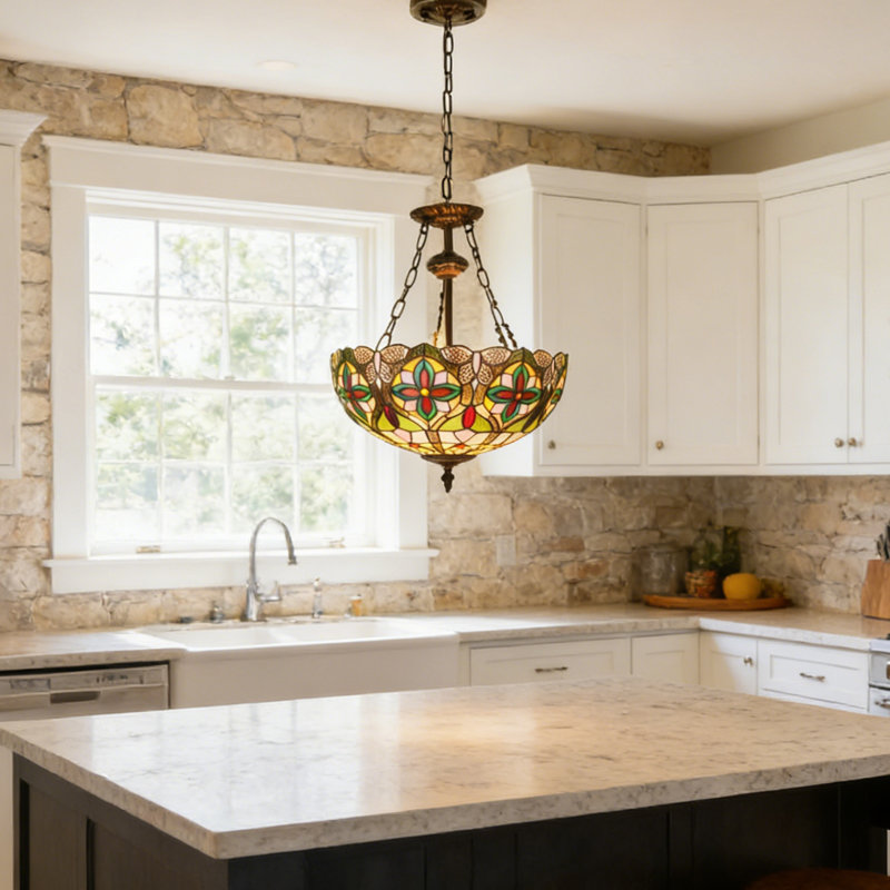 3 Light Dimmable Butterfly-shaped Chandelier With Adjustable Long Chain