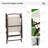 Outsunny 6 Piece Patio Dining Set For 4 With Umbrella
