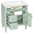 30"W Elegant Bathroom Vanity With Ceramic Sink-496975500