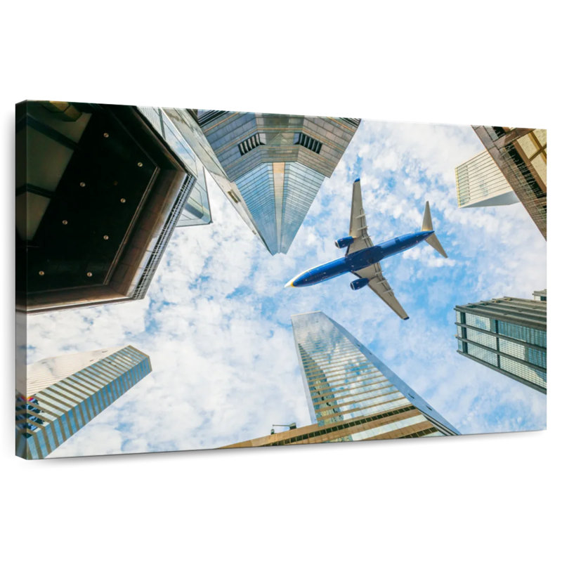 Nicci Airplane Above Hong Kong