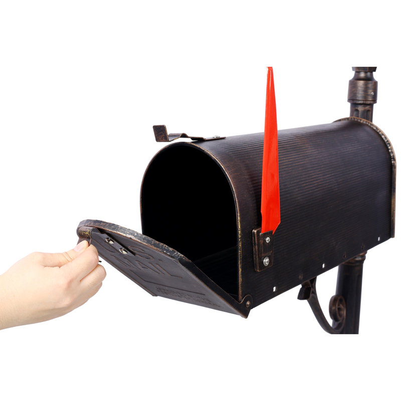 Ensemble de boîte aux lettres / lampadaire