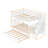 Gurchetan Twin Over Twin Bunk Bed with Built-In Stairs , Trundle Bed Included-1779106400-1779106403