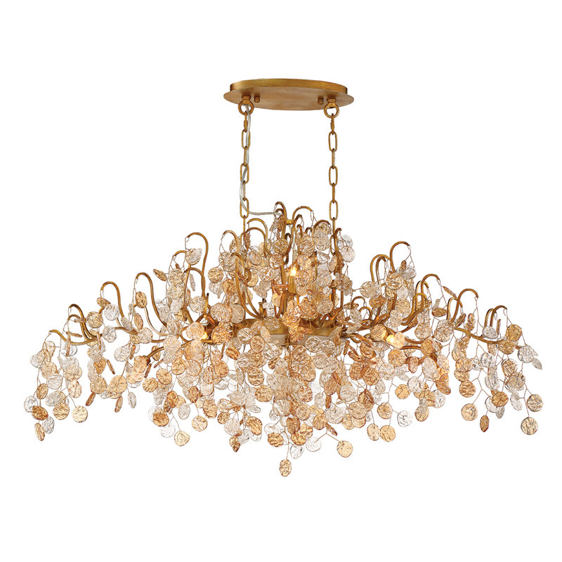 Lustre géométrique unique à 10 lumières Campobasso