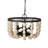 Suspended luminaire with adjustable chain