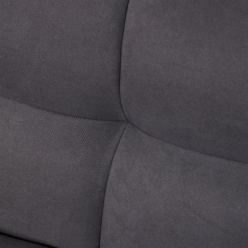 Canapé-lit double rembourré 75,39 po, Dark Grey