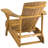 Briaca Acacia Outdoor Adirondack Chair-797039085
