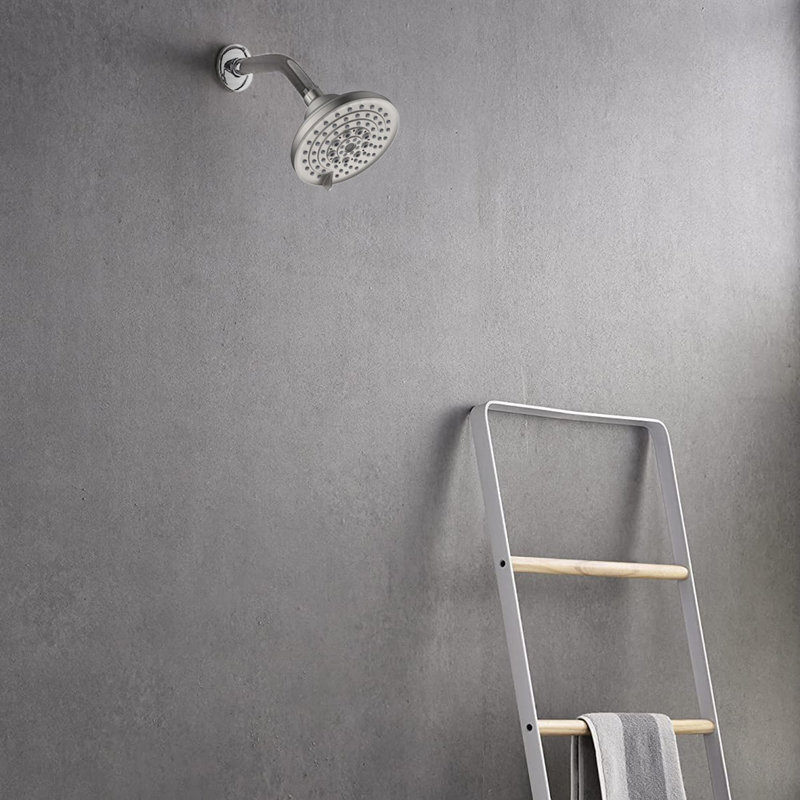 Pomme de douche réglable multifonction, Nickel brossé