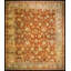 Tapis Oushak turc antique à grande échelle