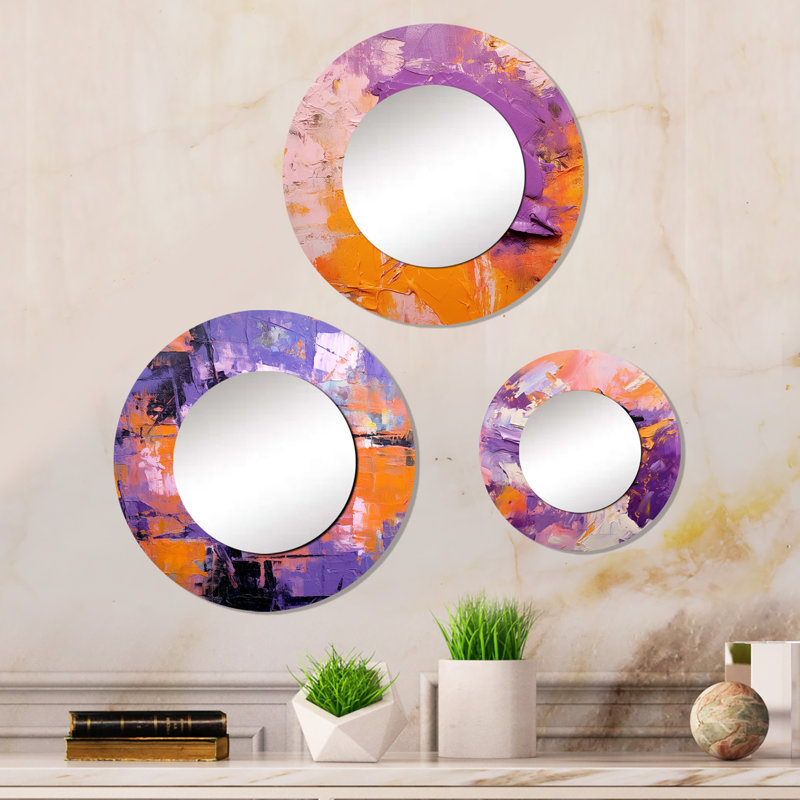 Cooksville Metal Round Mirror