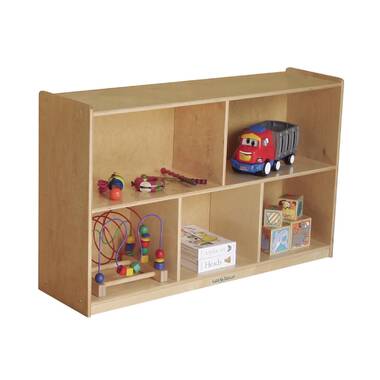 Jonti-Craft® 10 Compartment Manufactured Wood Shelving Unit