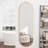 Wall-Mounted Oval Full-Length Mirror-1352186531