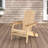 Eswer Foldable Outdoor Adirondack Chair