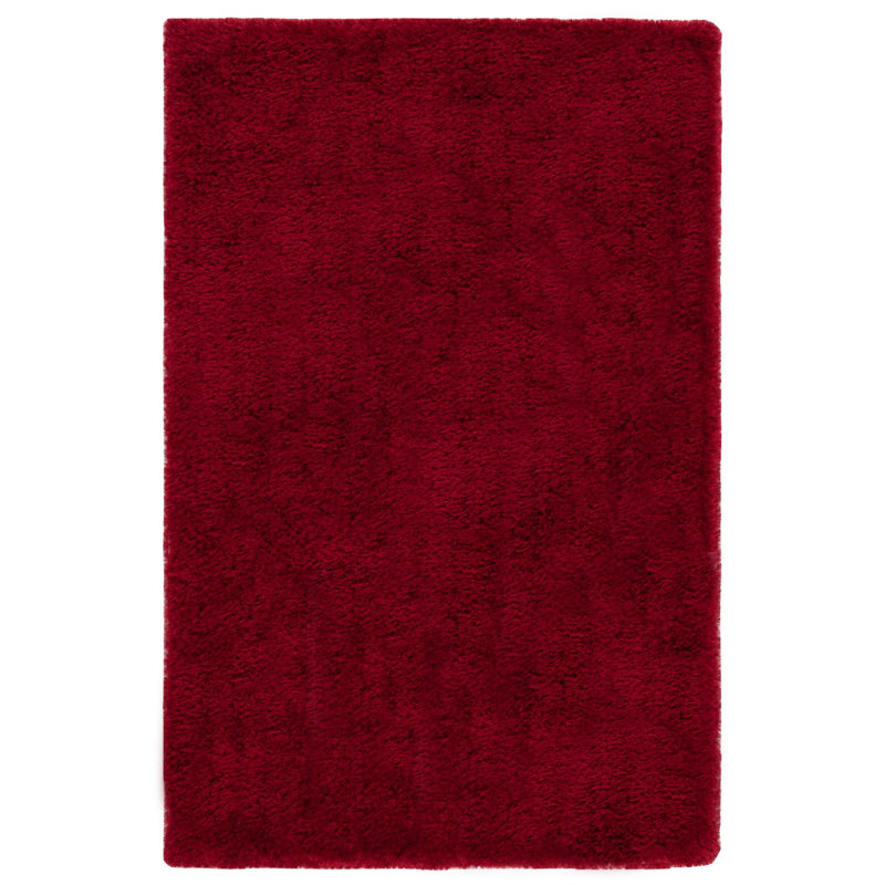 Shortt Shag Hand Tufted Performance Solid Color Rug, Rectangle 5' x 8'