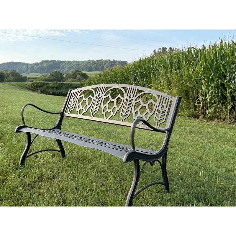 Banc de jardin en métal