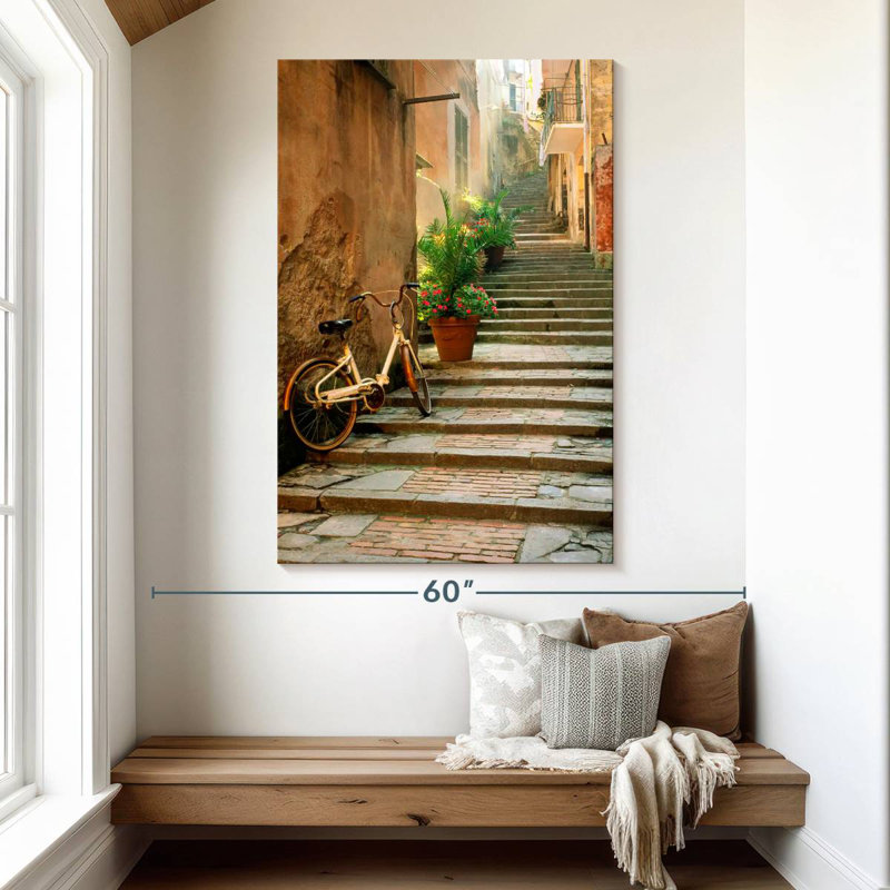 Sireci Cinque Terre Steps, 51" H x 34" W