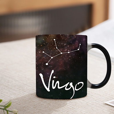 Constellation glass Twelve Constellations Ceramic Color-changing Cup Coffee Tea Cup
