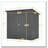 6 x 4 ft Outdoor Storage Shed, All Weather Tool Shed for Garden, Backyard, Lawn, Black-121643593-121647204