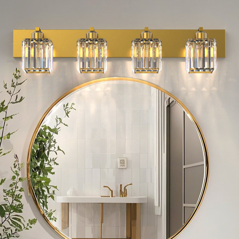 Sanfiel 3 - Light LED Vanity Light, Gold, 4