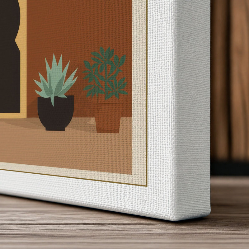 Desert Doorway Southwestern - Wrapped Canvas, 18x12 - 45.7 x 30.5 cm, White Border