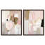 «Pink Frost Serenity», ensemble d'art mural encadré par Art Remedy, cadre doré, 16 x 20-135358701-135358691