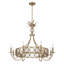Lustre 8 lumières Hearst en laiton noble-1184445943