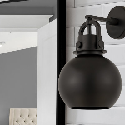 Aunson Steel Armed Sconce