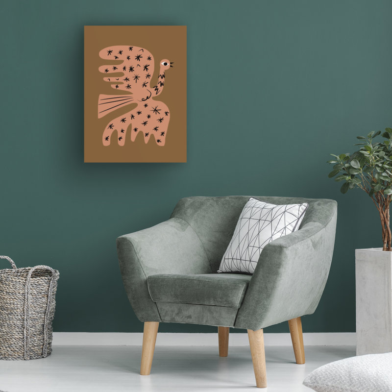 Art sur toile, bolologien brun, H 35 po x l 47 po