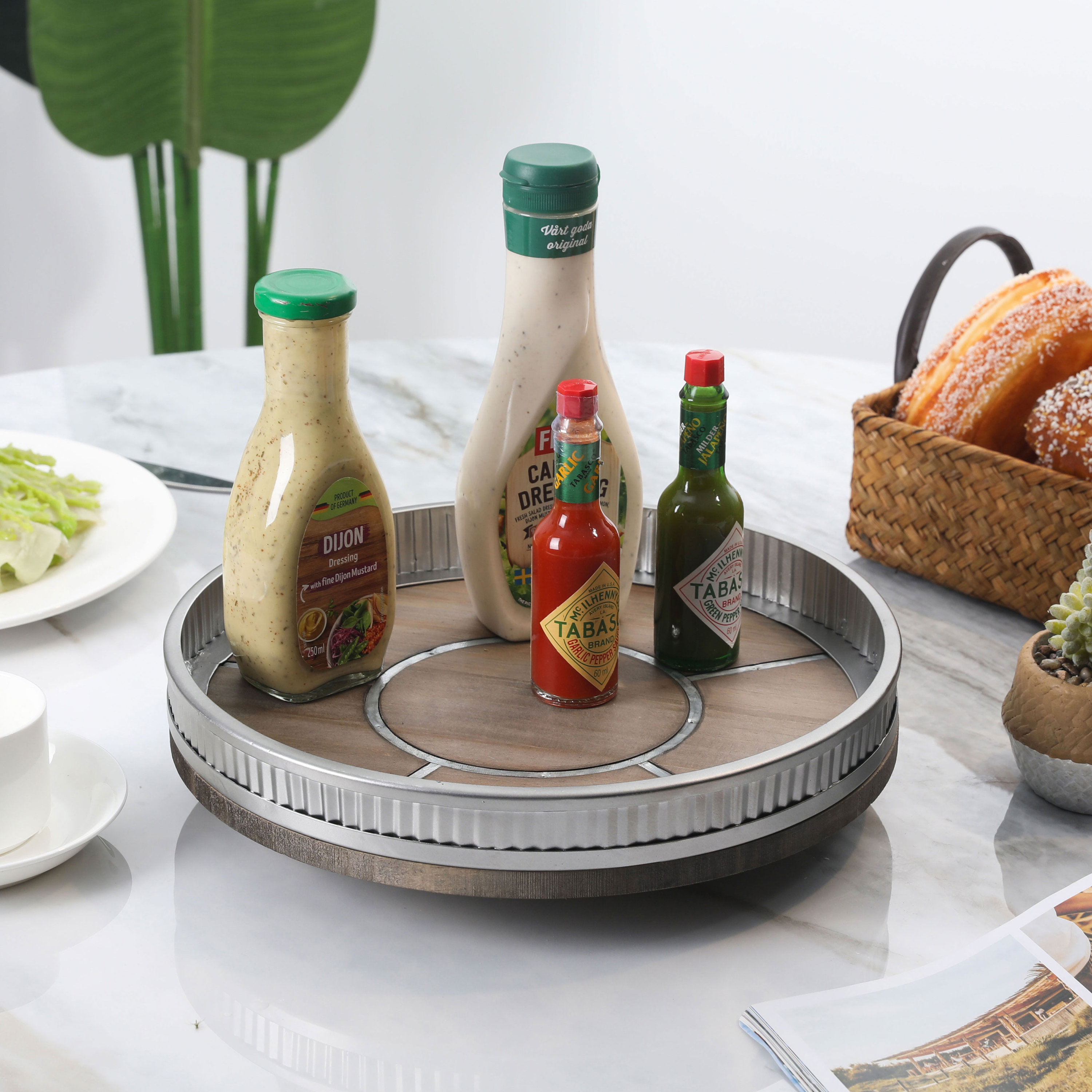 Gracie Oaks Subeer Lazy Susan Wayfair