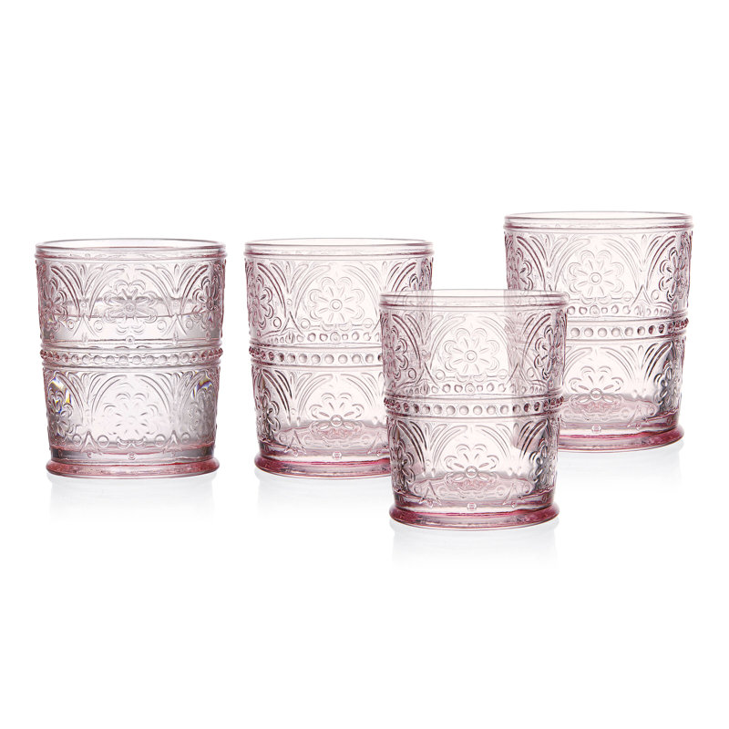 Ensemble de 4 verres à whisky Darbie Angell Wanderlust, Pink