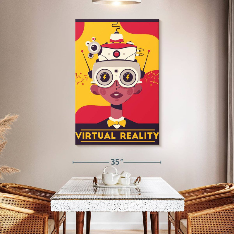 Virtual Reality Poster, 51" H x 34" W
