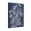 Plantes et fleurs, motif floral blanc sur fond bleu marine-530023150-530023148-530023139