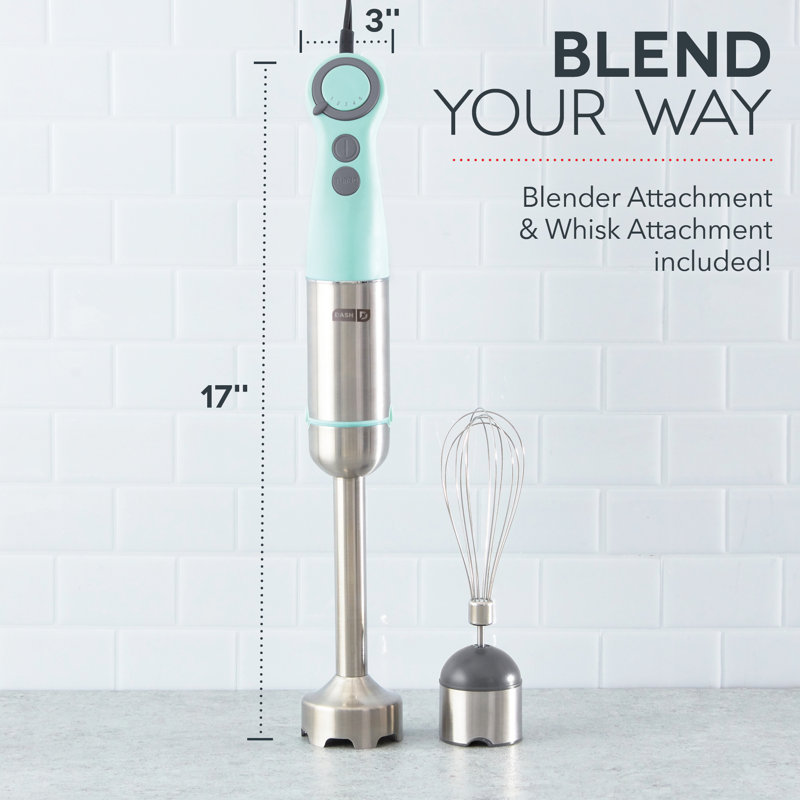 Dash Chef Series Hand Blender, Turquoise