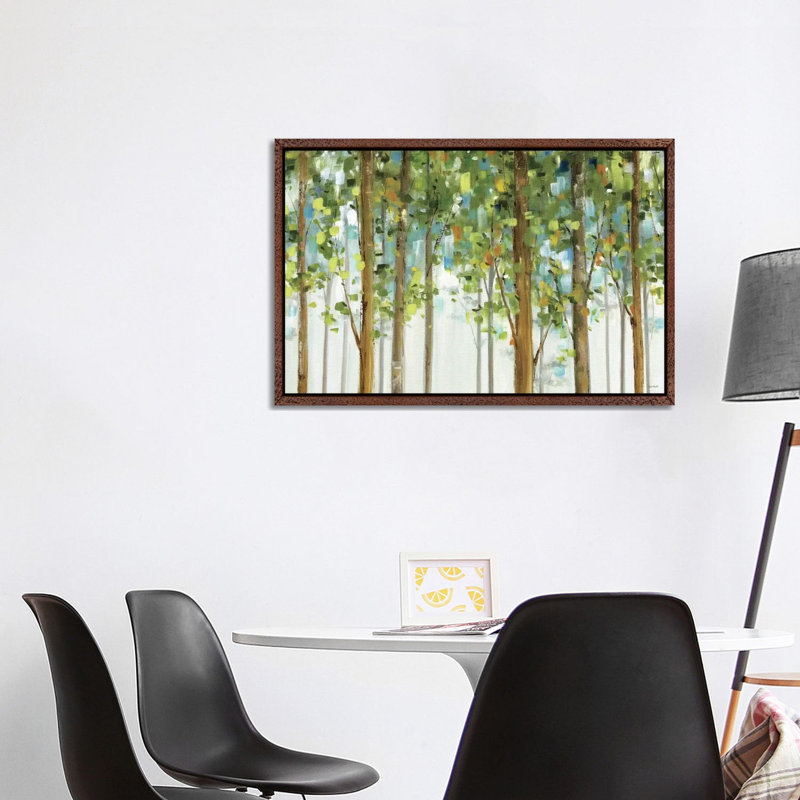 Forest Study I Crop by Lisa Audit - Painting on Canvas, Classic Wood Floater Framed, 101.6 cm H x 66.04 cm W