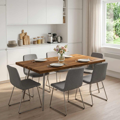 Table Top Solid Acacia Wood Modern Table Home Furniture Dining Surface