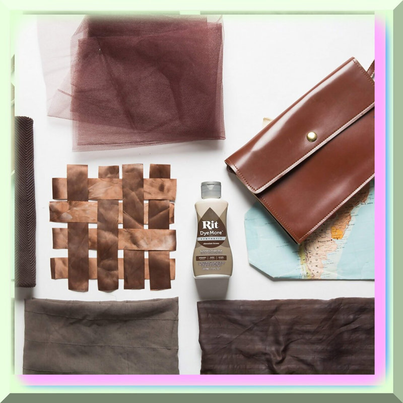 SynthiGlow 7oz Pink Multi-Hued Fabric, Brown