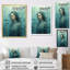 Mindfulness Gracieuse femme méditation - impression-1831099493-1831099518