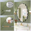 Miroir mural ovale à vagues-424083132-424083133