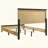 Natural Pine Panel Bed
