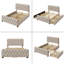 Lit plateforme tapissier avec rangement Jesley-967637014-967637016