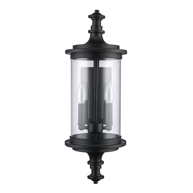 Applique murale d'extérieur 2 lumières Adeoye, H 22,1 po x l 7,7 po x P 9,8 po