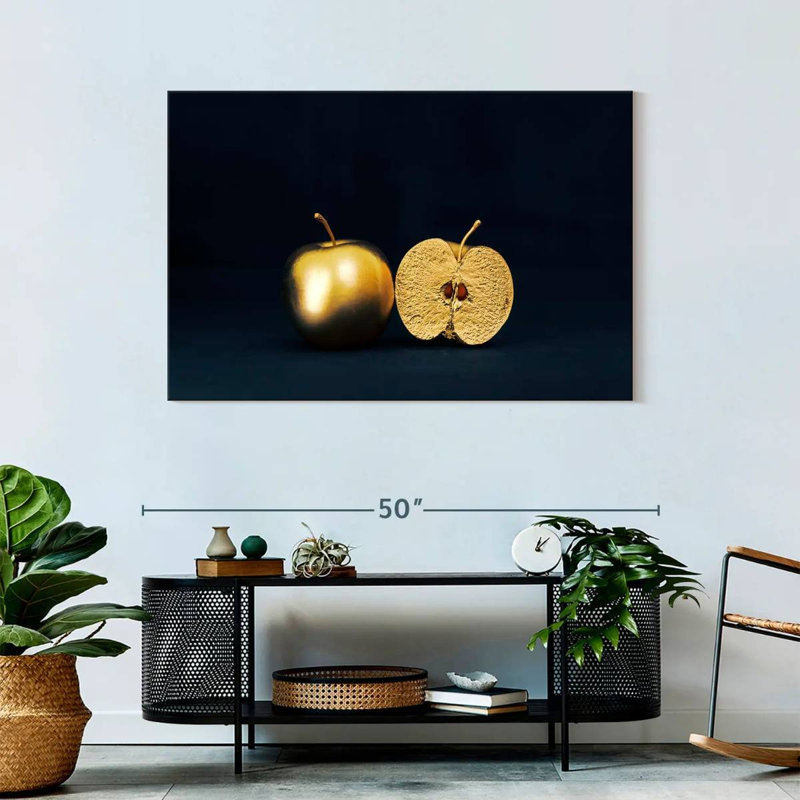 Yarlin Split Golden Apple, 30" H x 45" W