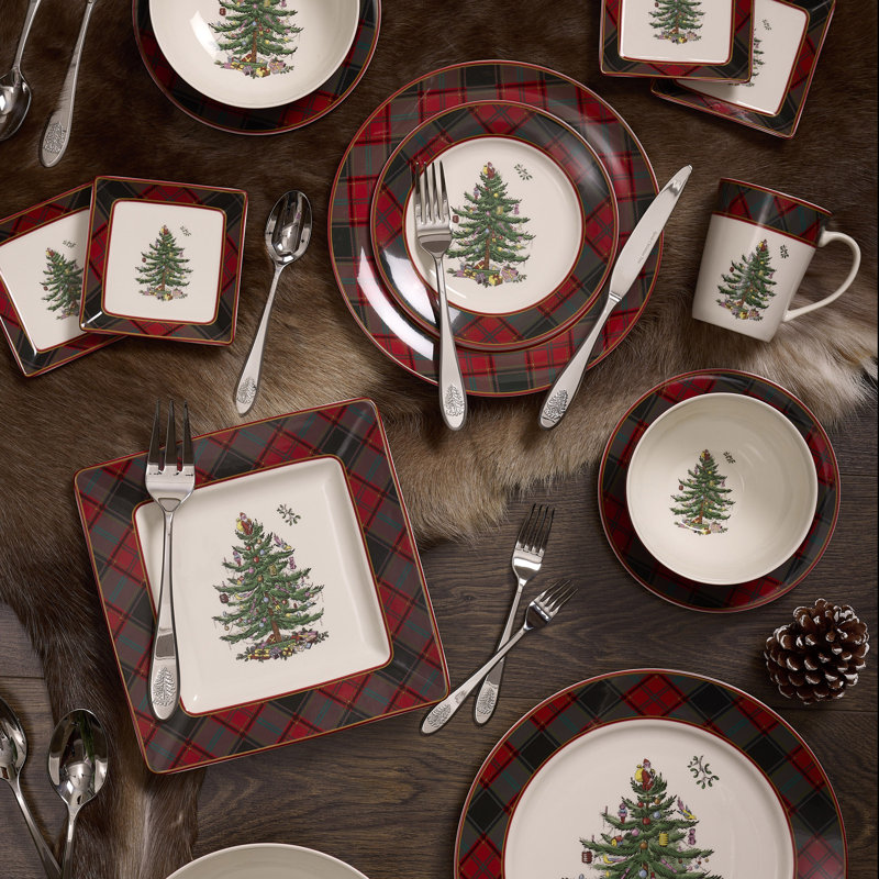 14 oz. Tasse Tartan